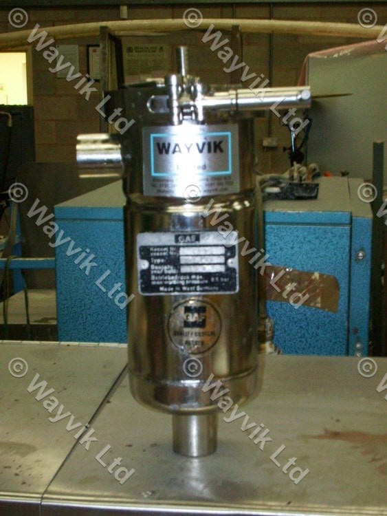 GAF RBXAS Stainless Steel In Line Bag Filter 25mm